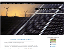 Tablet Screenshot of home-energy-toolbox.com